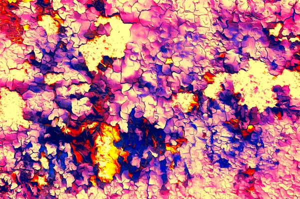 Колір абстрактного фону і пустелі тріщини фіолетовий колір — стокове фото