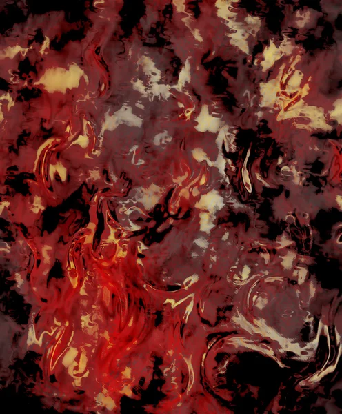 Beautiful abstract fiery on a black background — Stock Photo, Image