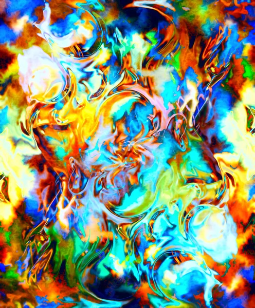 Fondo abstracto de color, efecto agua y color. Color azul y amarillo . —  Fotos de Stock