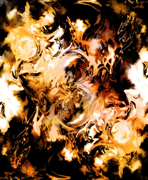火災炎背景、溶岩構造です。地球の概念. — ストック写真
