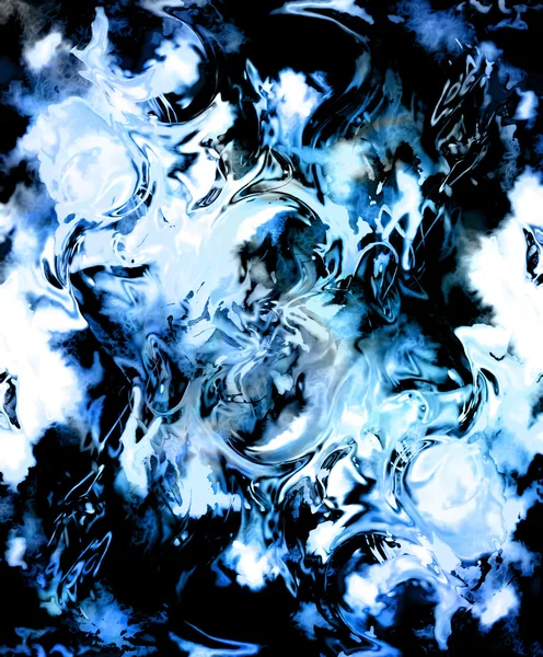 Colore Sfondo astratto e macchie con effetto acqua e ghiaccio — Foto Stock