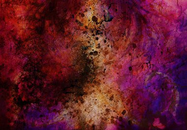 Renk arka plan ve renk efekti, bilgisayar kolaj ile noktalar.