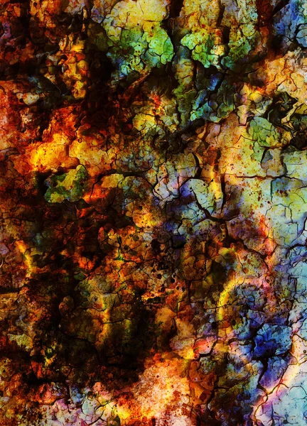 Color Fondo abstracto y manchas con efecto de color, collage informático . — Foto de Stock