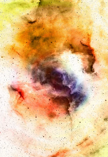 Νεφέλωμα, Κοσμικός χώρος και αστέρια, μπλε κοσμικό αφηρημένο υπόβαθρο. — Φωτογραφία Αρχείου