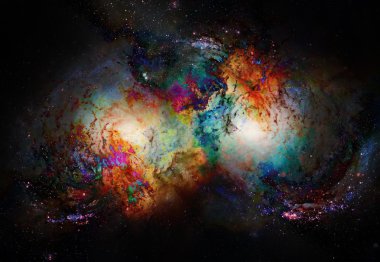 Nebula, kozmik uzay ve yıldızlar, mavi kozmik soyut arka plan. Bu görüntünün elementleri NASA tarafından desteklenmektedir.