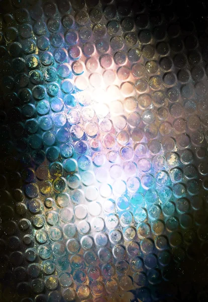 Farbe Abstrakter Hintergrund und Glaseffekt, Und helle Kreisstruktur. — Stockfoto