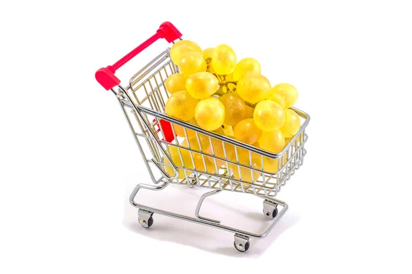 Grapes in the cart — Stock Photo, Image