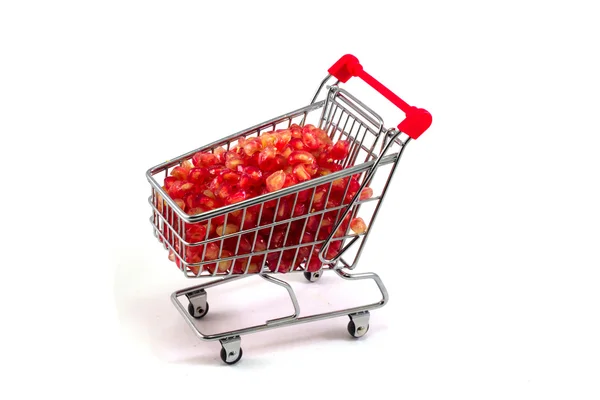 Grenades in a basket — Stock Photo, Image