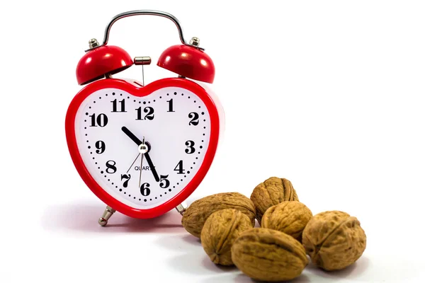 Red clock — Stock Photo, Image