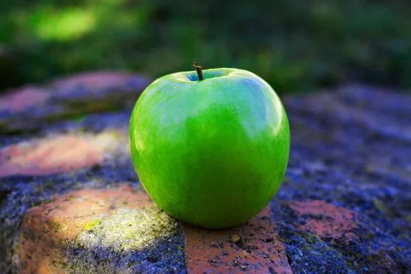 Grüner Apfel — Stockfoto