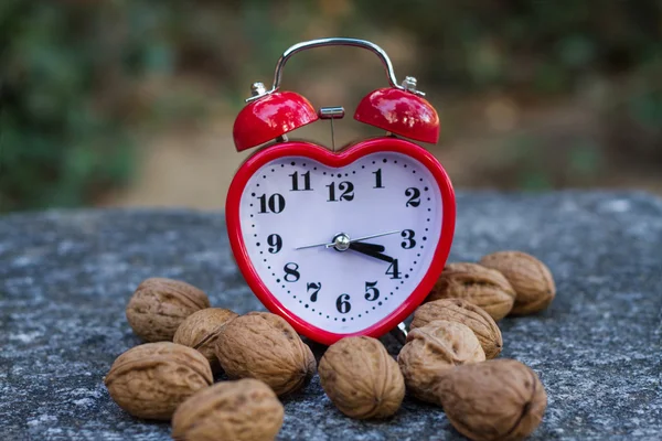 Red clock — Stock Photo, Image