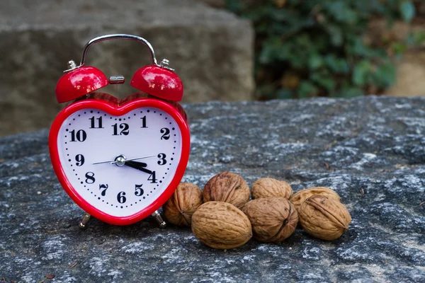 Red clock — Stock Photo, Image