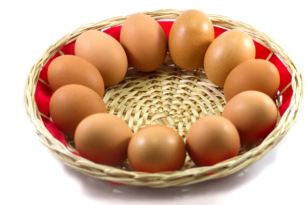 Chicken eggs — Stock Photo, Image