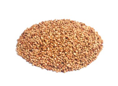 Beyaz bir arka plan üzerinde bankada buğday