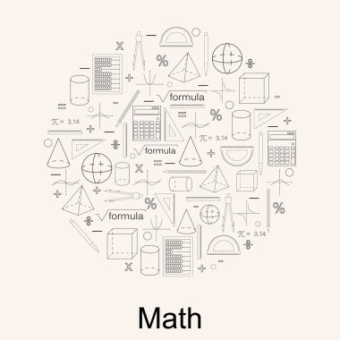Matematik simgeleri kümesi. Doğrusal stil. Bilgi kavramı.