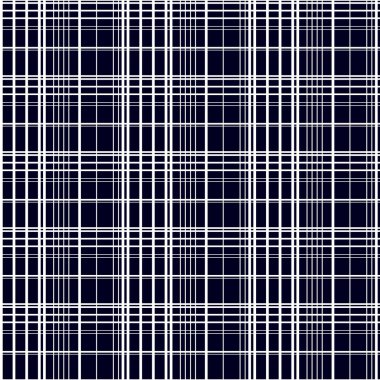 Abstract seamless patterns. White stripes on a black background.
