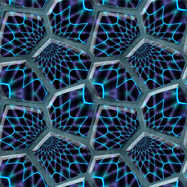 Holografik bir desen ile sorunsuz kaldırım kabartma arka plan