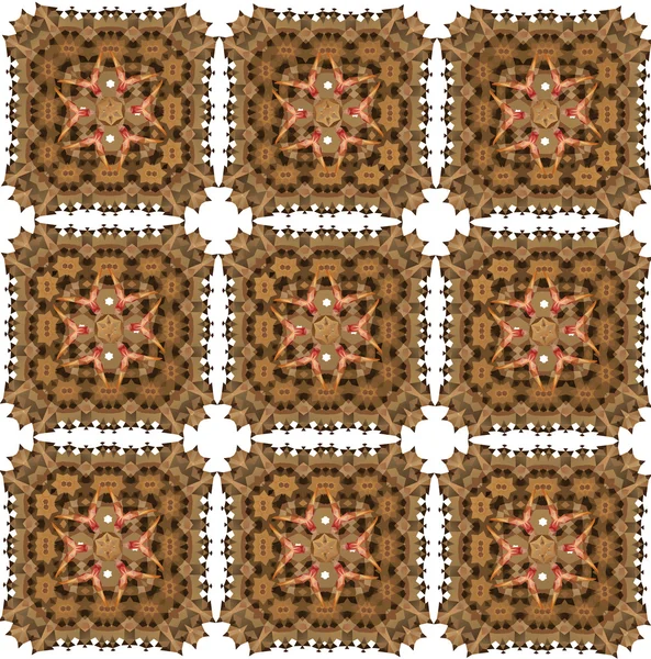Abstracte Oosterse naadloze patroon dat lijkt op kant — Stockvector