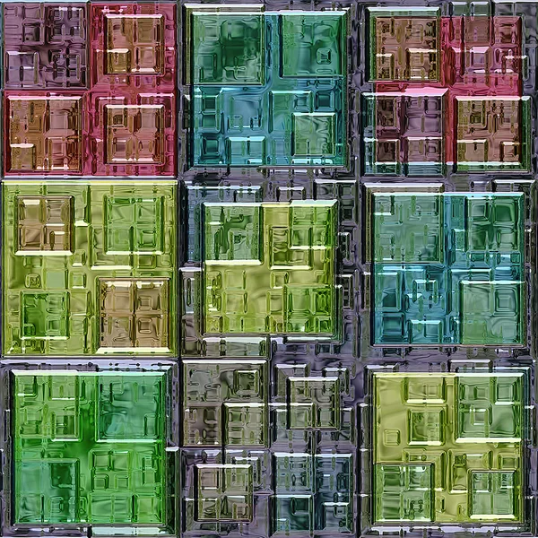 Desen renkli kurşun cam pencere