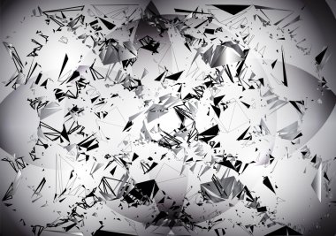 Siyah ve beyaz arka plan ile geometrik motifler