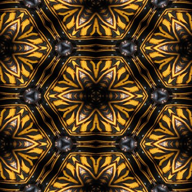 Sürekli değişen sorunsuz doku stilize çiçekler ile oluşturulan