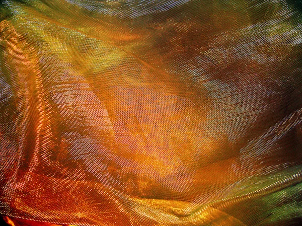 Altın arka plan şeffaf kumaş kafes — Stok fotoğraf