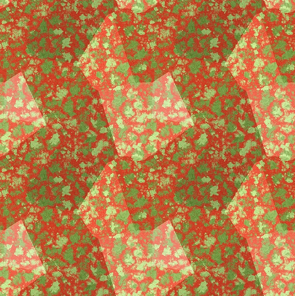 Motif abstrait sans couture avec texture de marbre rouge et vert — Photo