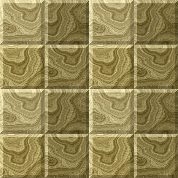 Seamless wooden pattern of squares with typical structure of rings