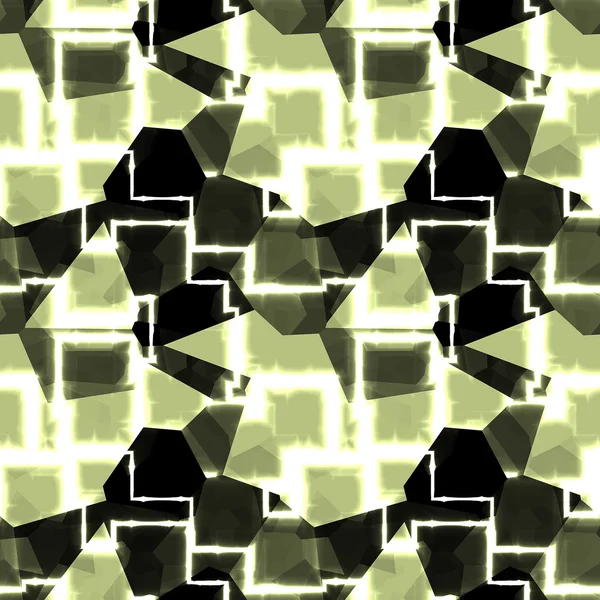 Абстрактный бесшовный рисунок с размытыми линиями и геометрическими фигурами — стоковое фото