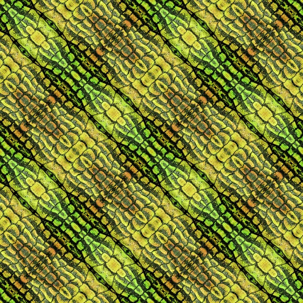 Abstract seamless striped pattern with scalloped structure reminiscent of snake skin — Stock Photo, Image