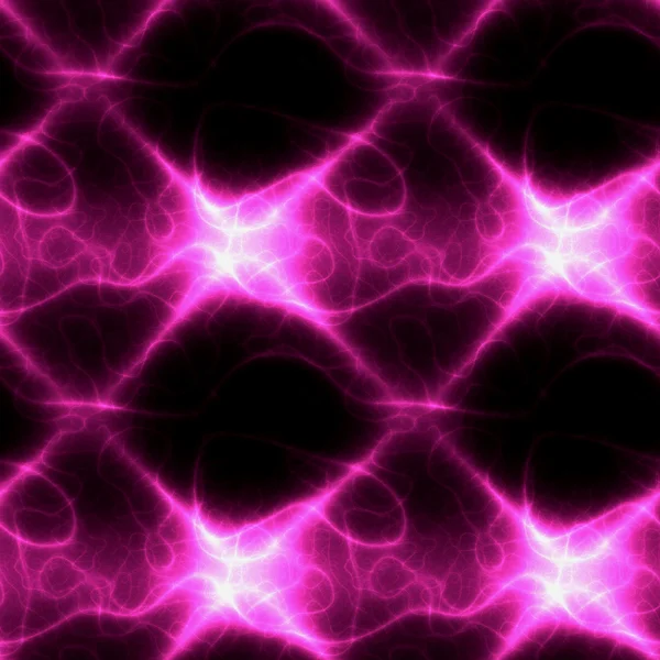 Абстрактный бесшовный темный узор с светящимися линиями и электрической дугой — стоковое фото