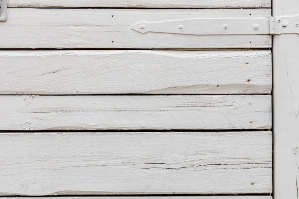 White painted wood planks or wall texture with screws and cracked wood, use as background or texture for game assets.