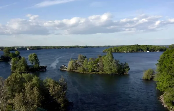 Greenery Cloudy Sky Lakes Beautiful Nature — Stock Photo, Image