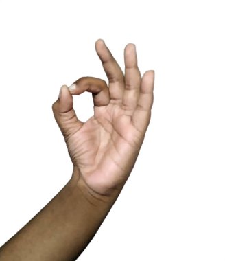 Bir insanın elinin yakın çekimi.