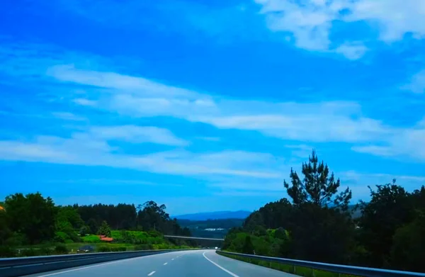 Una Vista Una Carretera — Foto de Stock