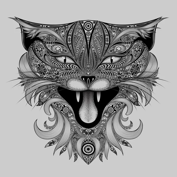 Motifs abstraits de chat — Image vectorielle