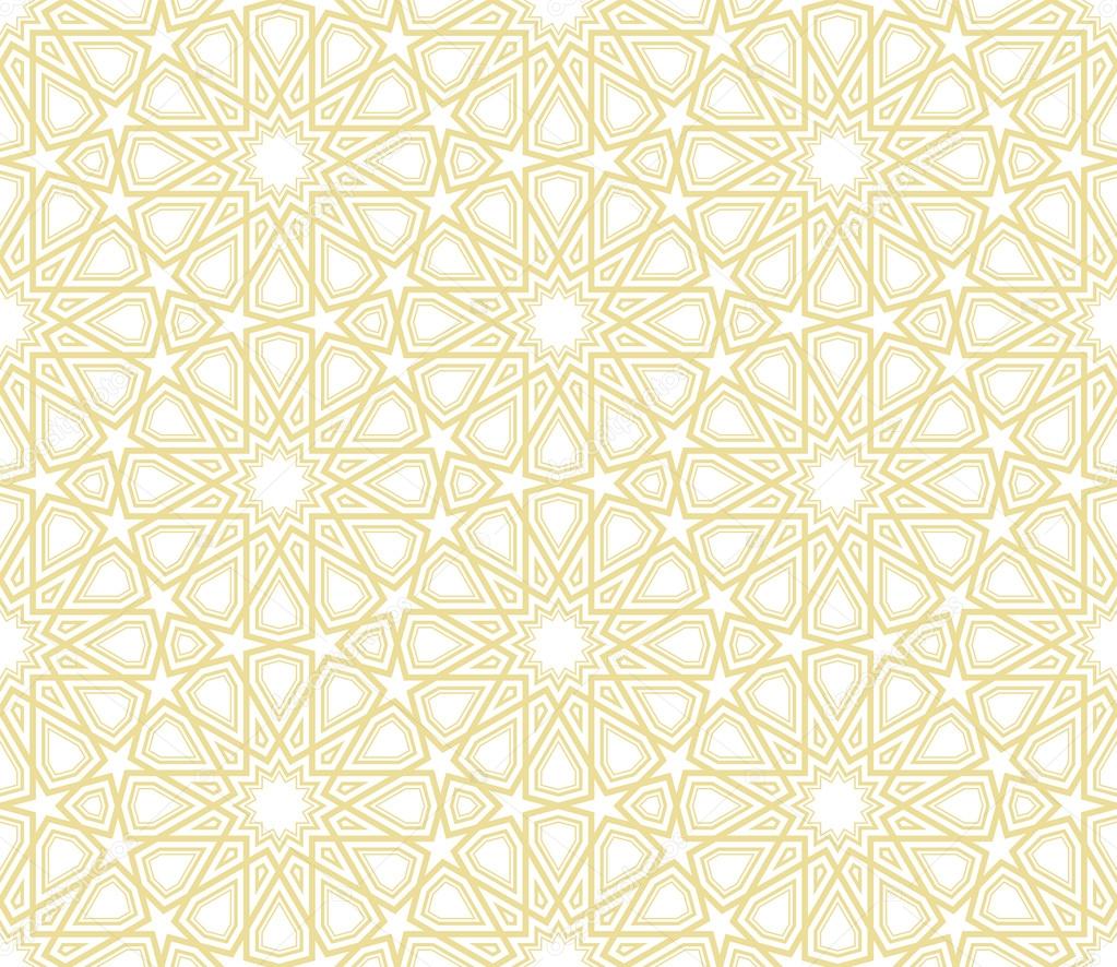 Vector islamic  star pattern Islamic  star pattern golden 