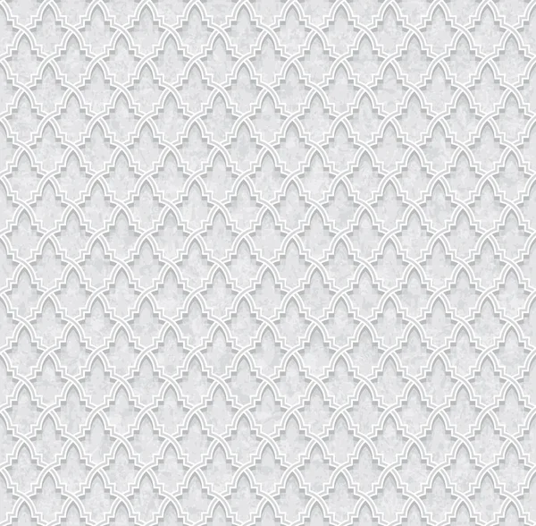 Geometric Pattern with Grunge Background, Light Gray and white Wallpaper, Vector Illustration — Stock Vector