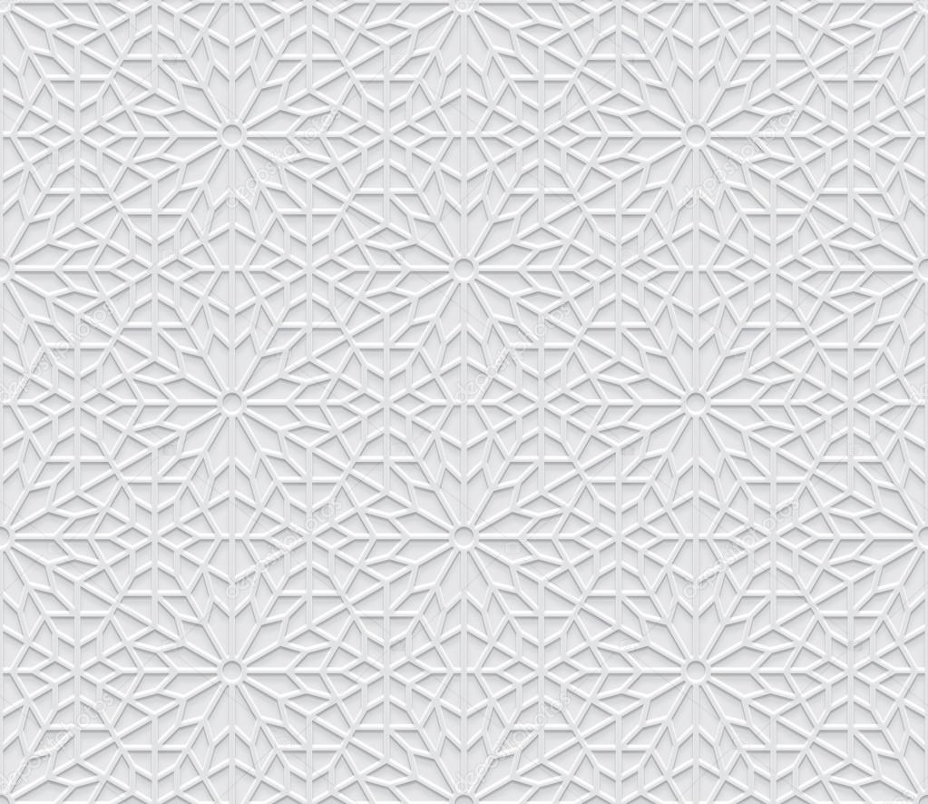 Grey light geometric pattern in arabic style — Stock Photo © dezignmart  #95693348, image size:1023x886