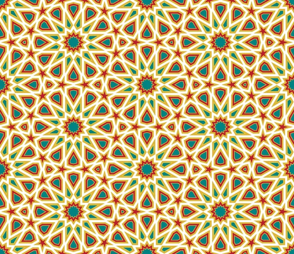 Abstrait géométrique coloré fond sans couture — Image vectorielle