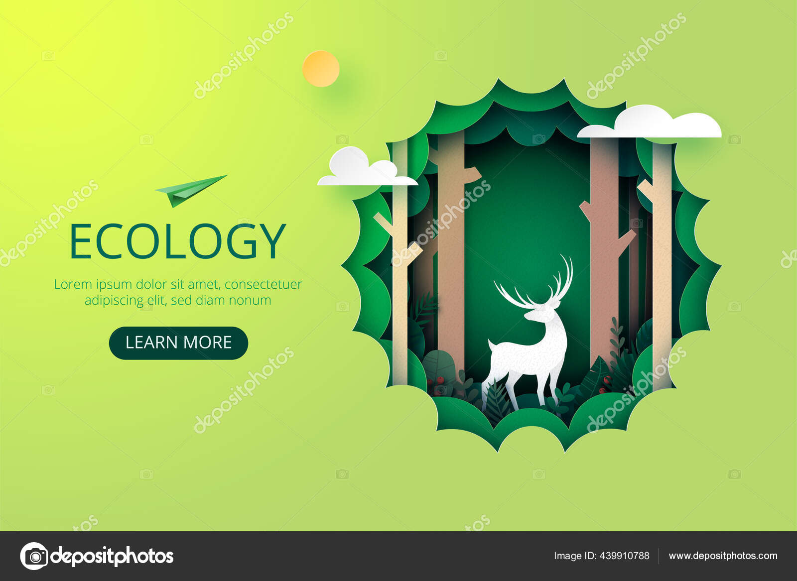 Paper Art Green Ecology Protection Wildlife Nature Environment Conservation Concept Stock Vector Image by ©Man_As_Thep #439910788 Paper Art Green Ecology Protection Wildlife Nature Environment Conservation Concept Stock Vector Image by ©Man_As_Thep #439910788