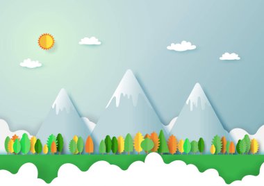 Doğa Kağıt Sanat Tarzı