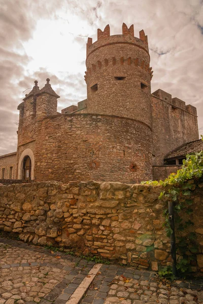 Obraz Średniowiecznego Zamku Nazzano Lacjum Włoszech — Zdjęcie stockowe
