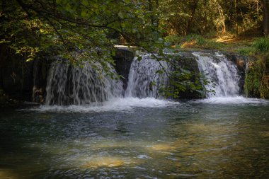 İtalya 'da Lazio' da Şelale Monte Gelato