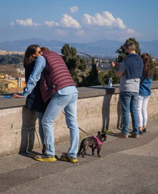 Roma, İtalya - 28 Mart 2021,