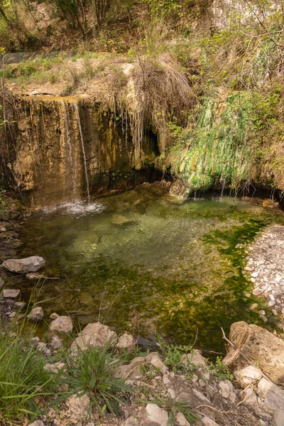 Free Outdoor Thermal Pools Bagni San Filippo Tuscany Italy — Stock Photo, Image