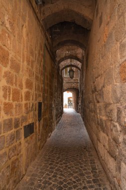 İtalya 'nın Umbria kentindeki Orvieto şehrinde şehir manzarası