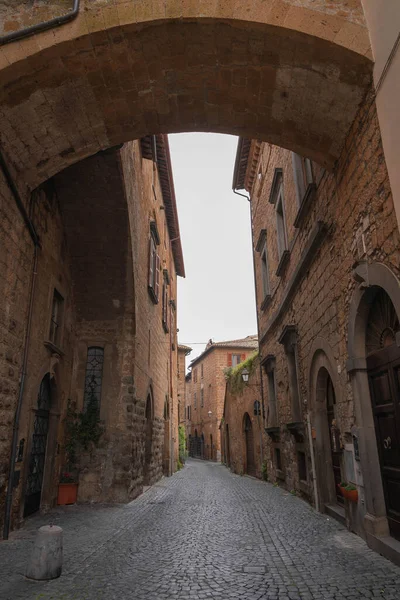 Stadsbild Den Medeltida Staden Orvieto Umbrien Italien — Stockfoto