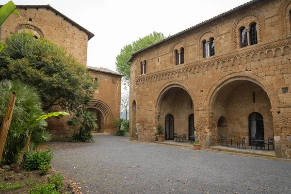 Badia Abadia Dos Santos Severo Martírio Orvieto Úmbria Itália — Fotografia de Stock