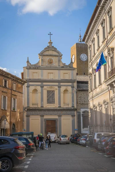 Orvieto Włochy Maj 2021 Ludzie Ulicach Starożytnego Miasta Orvieto Umbrii — Zdjęcie stockowe